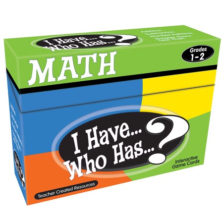 Teacher Created Resources I Have, Who Has Math Game, Grade 1-2 TCR7817